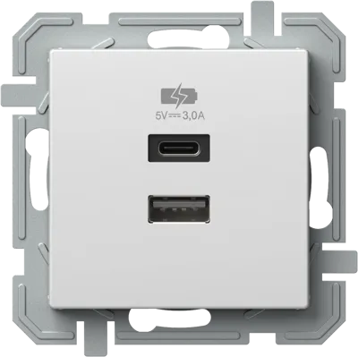 Incarcator, USB, Logiq, 1P, 5V, 3,0A, Alb, TEM-EQ68PWXO-U