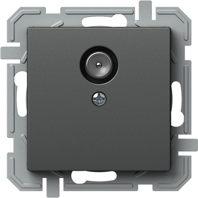 Priza, Simpla, TV, Logiq, 1P, 0dB, Antracit, TEM-KQ10ATXO-U