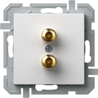 Priza, Audio, pentru, Difuzoare, Logiq, Alb, TEM-KQ23PWXO-U