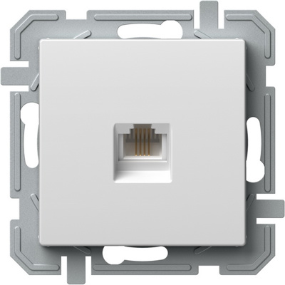 Priza, Simpla, Telefon, Logiq, 1P, KS, RJ11, Alb, TEM-KQ36PWXO-U