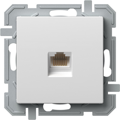 Priza Date Logiq 1P RJ45 CAT5e Alb TEM-KQ37PWXO-U