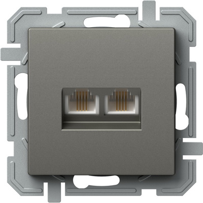 Priza, Dubla, Telefon, Logiq, 1P, KS, RJ11, Titan, TEM-KQ38TIXO-U