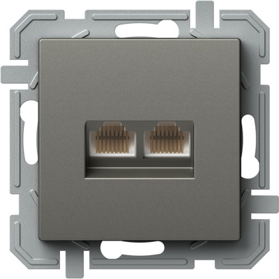 Priza, Dubla, Date, Logiq, 1P, RJ45, CAT6, Titan, TEM-KQ41TIXO-U