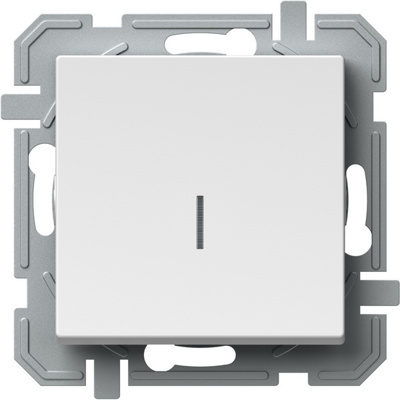 Intrerupator, Simplu, cu, Indicator, Luminos, Logiq, 1P, 10A, 250V, Alb, TEM-SQ10PWINXO-U