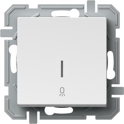 Intrerupator, cu, Indicator, Luminos, si, Simbol, Lumina, Logiq, 1P, 10A, 250V, Alb, TEM-SQ11PWIN02XO-U