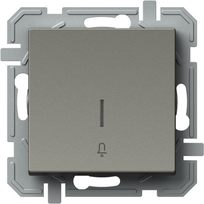 Intrerupator, cu, Indicator, Luminos, si, Simbol, Sonerie, Logiq, 1P, 10A, 250V, Titan, TEM-SQ11TIIN01XO-U