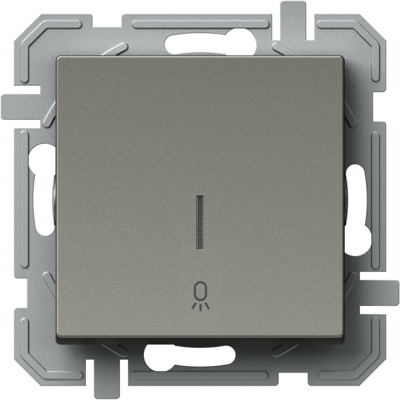 Intrerupator, cu, Indicator, Luminos, si, Simbol, Lumina, Logiq, 1P, 10A, 250V, Titan, TEM-SQ11TIIN02XO-U