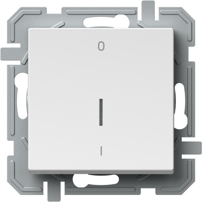 Intrerupator, Bipolar, cu, Indicator, Luminos, Logiq, 1P, 16A, 250V, Alb, TEM-SQ22PWIN03XO-U
