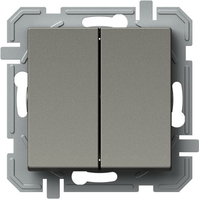 Intrerupator, Cap, Scara, Dublu, Logiq, 1P, 10A, 250V, Titan, TEM-SQ63TIXO-U