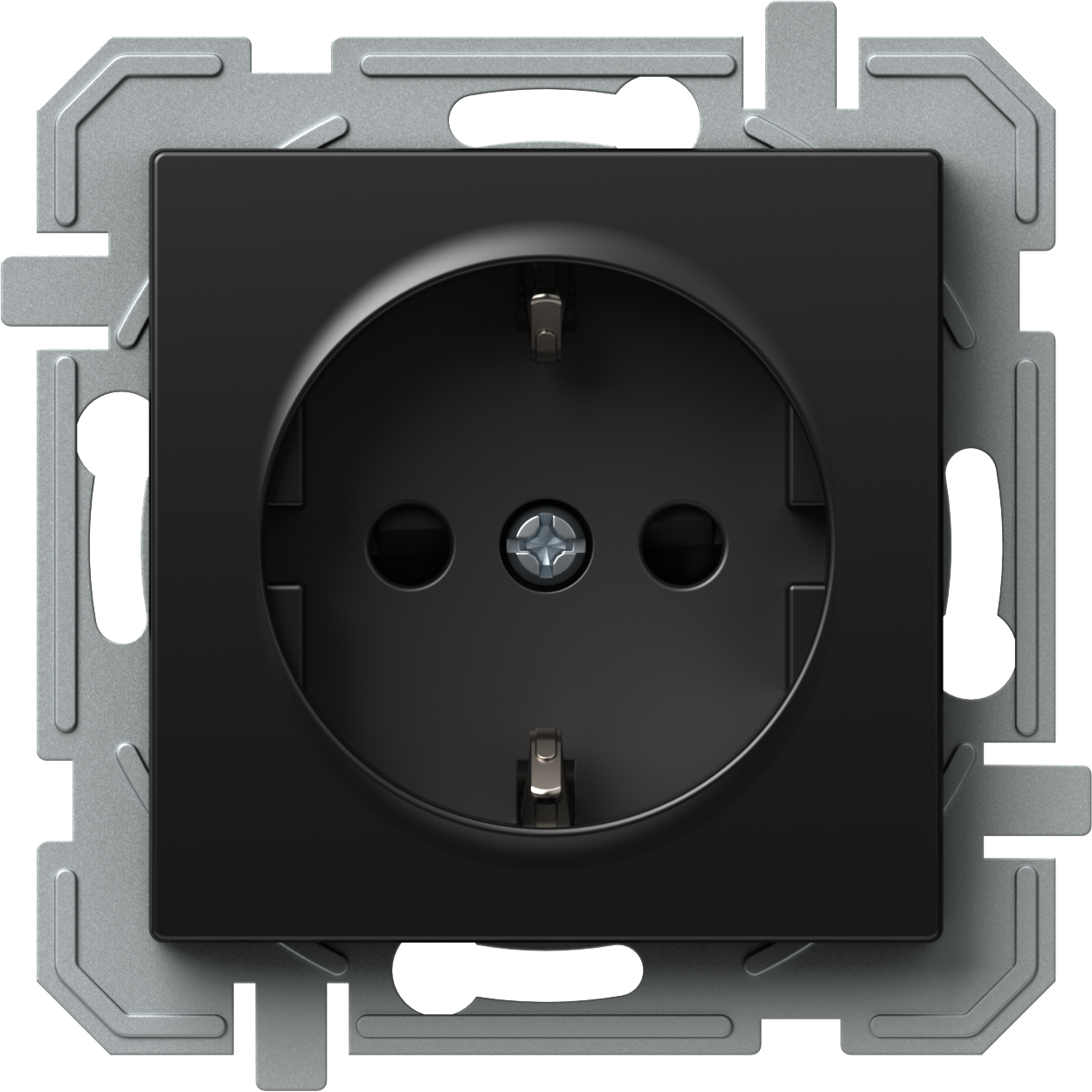 Priza, Schuko, cu, Borne, Automate, Logiq, 1P, 16A, Negru, TEM-VQ12BKXO-U