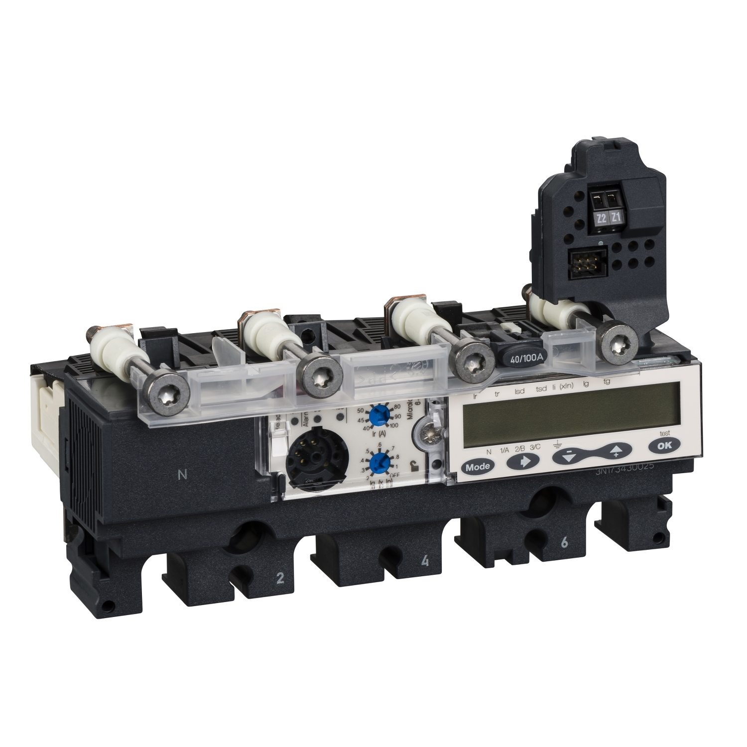 Unitate de declansare - Micrologic 6.2 E - 40 A - 4 poli 4d Schneider LV429141 